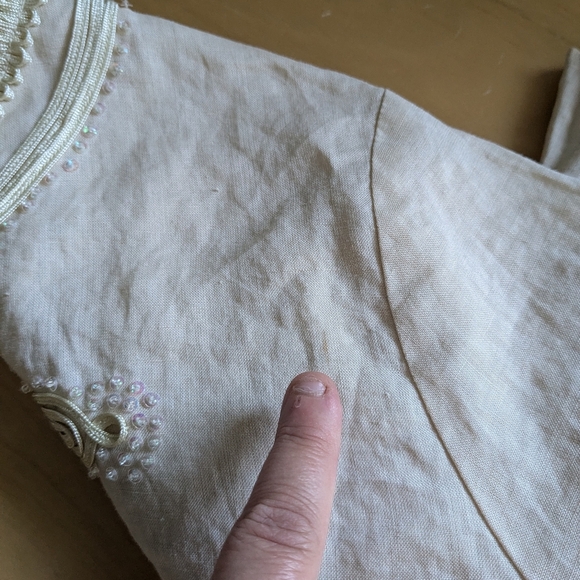 BIANCA NYGARD Plus Size Tunic Women Blouse Size 24W 100% Linen Boho - Picture 12 of 12